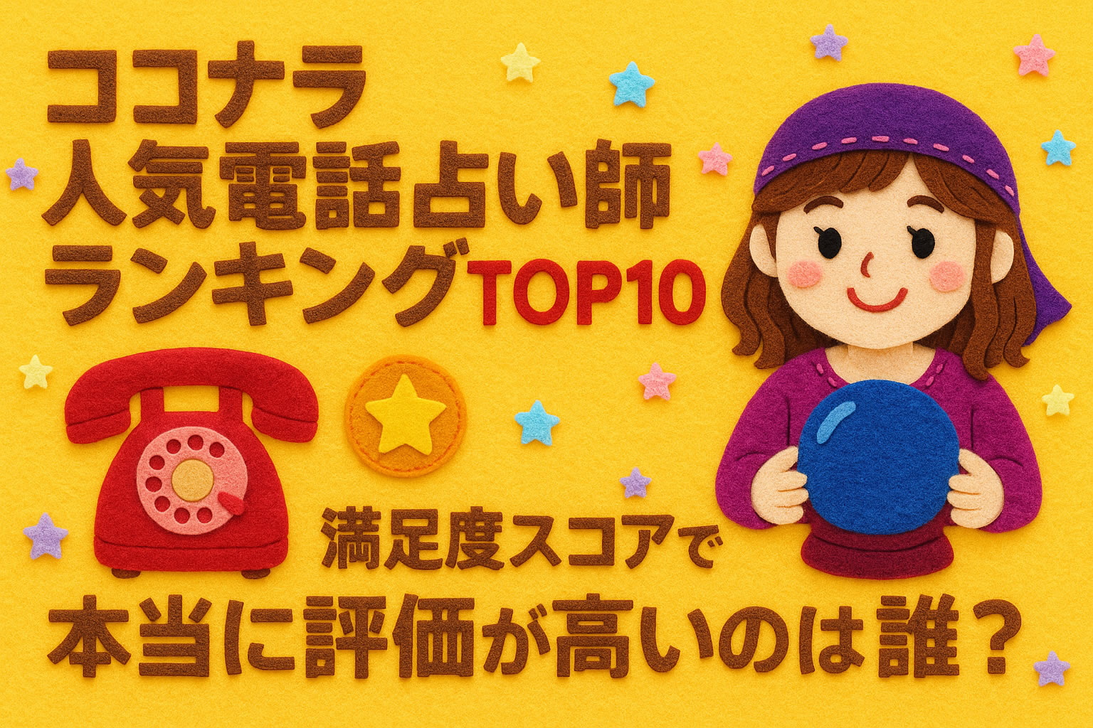 ココナラ人気電話占い師ランキングTOP10｜満足度スコアで本当に評価が高いのは誰？