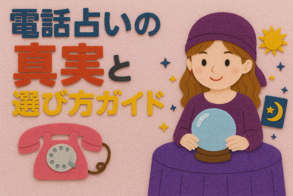 電話占いの真実と安全な選び方ガイド|危険な占いの見分け方とおすすめ比較